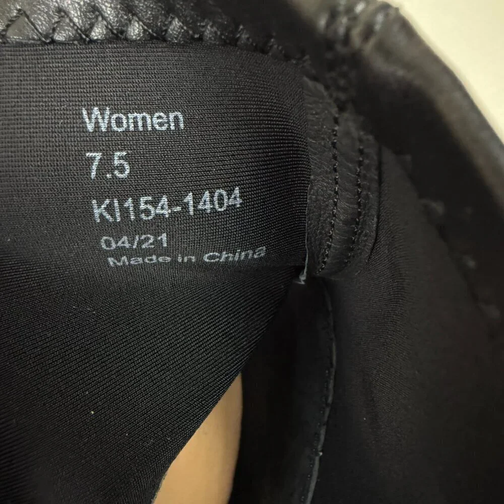 EUC Abercrombie & Fitch Vivianne Black Soft Leather Ankle Boots